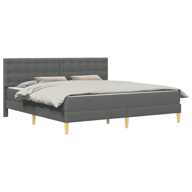 Bed Frame, Super King (6'), Dark Grey