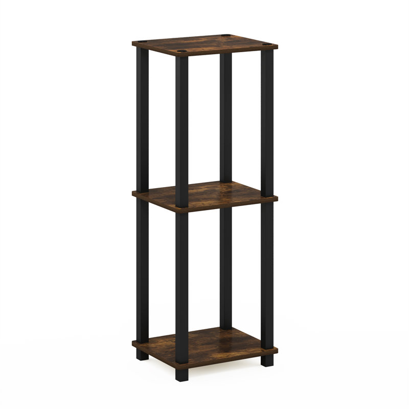 Ensemble de tables de bout avec rangement Inaayah, Chêne rustique