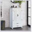 Armoire de rangement blanche 27 po