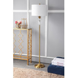 Lares 61'' Brass Gold Traditional Floor Lamp