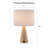 Lezah Solid Wood USB Table Lamp-290858955