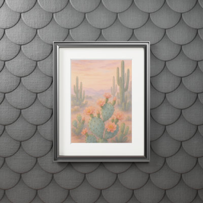 Clinger Single Picture Frame Print