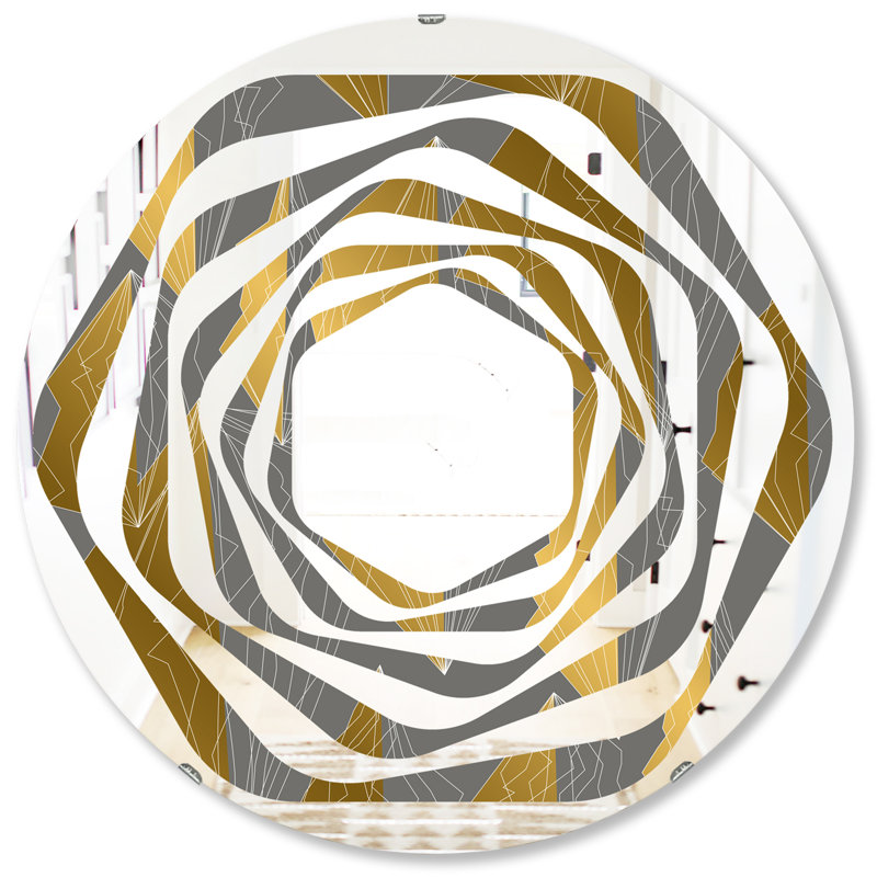 Miroir mural Whirl, 31,5 po x 31,5 po