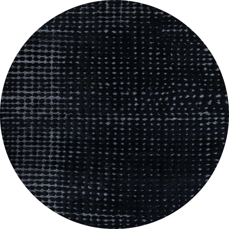 Abstract Indoor Rug, Round 7'