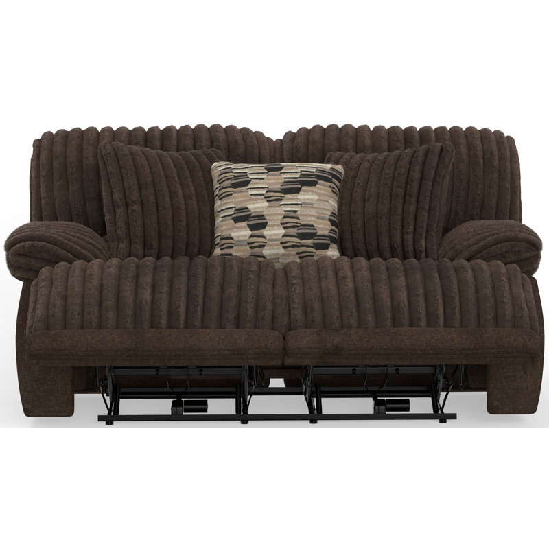 Jahlil 66'' Pillow Top Arms Reclining Loveseat, Power - Push Button
