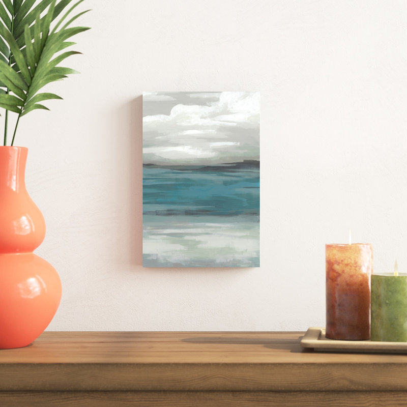 «Storm Front I», peinture sur toile, H 12 po x l 8 po