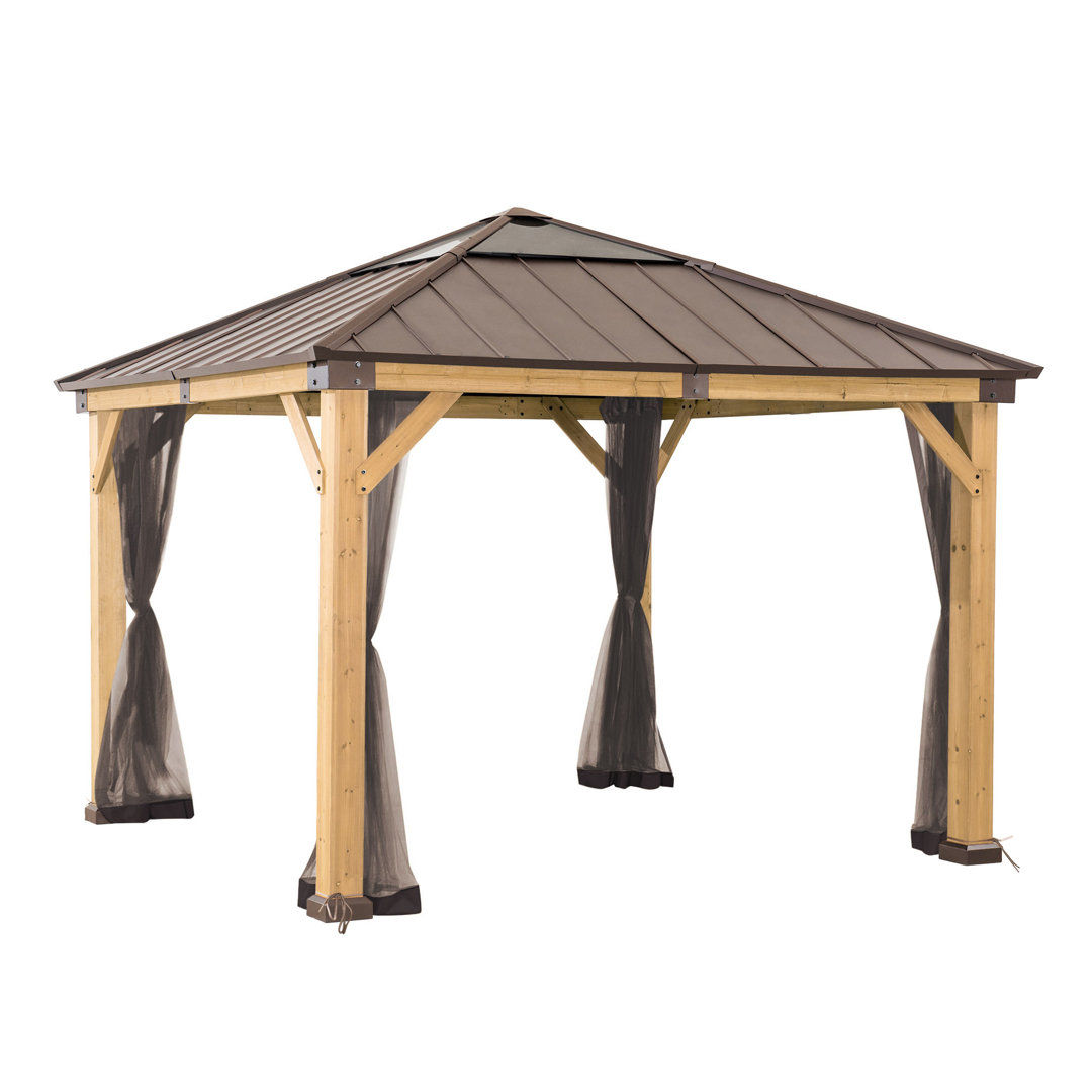 Net for cedar wood gazebo 336cm x 394cm, Kalossi
