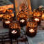 2 Piece Metal Tabletop Lantern Set