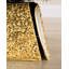 Gold Sequin Square Christmas Tree Collar, 36cm