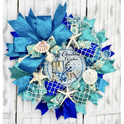 Couronne de Noël en maille 18 po Deco