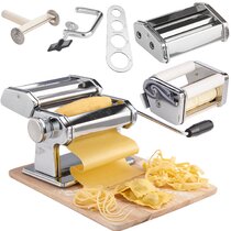 Electric Pasta Maker- Imperia Pasta Presto Non-stick Machine w 2 Cutters  and 6 Thickness Settings 