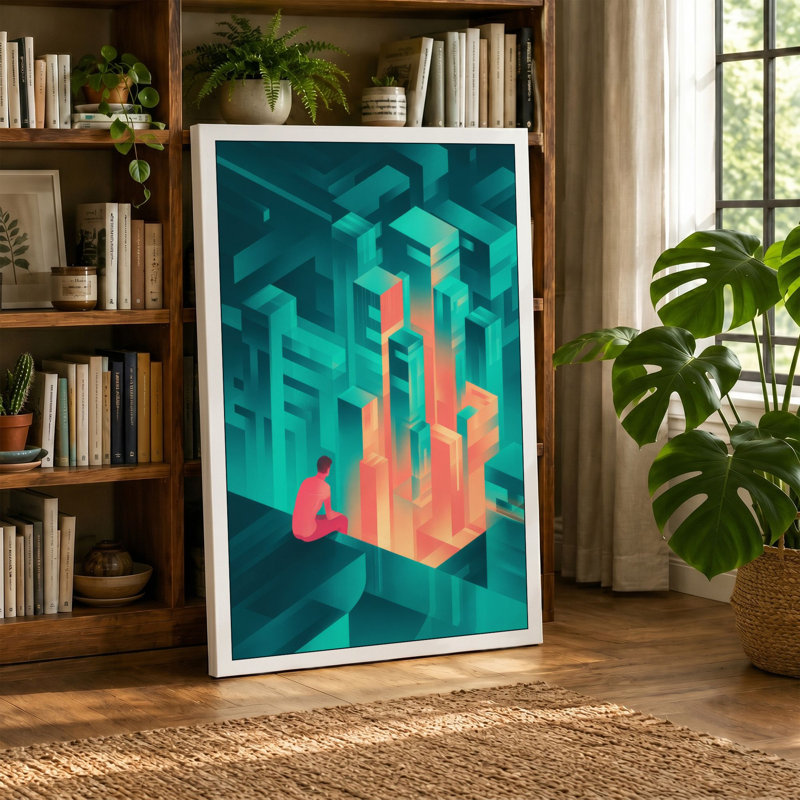 Print, Ochre Border, 24x16 - 61.0 x 40.6 cm
