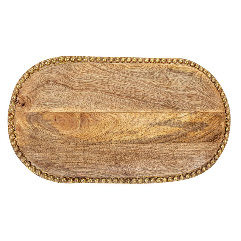 Millwood Pines Barcena Wood Tray