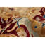 Tapis ivoire en laine noué à la main de conception unique 12 pi x 15 pi 6 po New Age