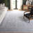 Calidia Floral Light Gray/Cream Area Rug-786378275