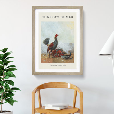The Cock Fight by Winslow Homer - Picture Frame Painting