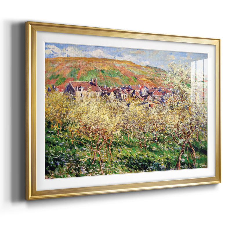" Monet ", Gold, 15" H x 21" W x 1.5" D
