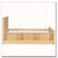 Lit plateforme en bois avec lit gigogne escamotable, armoire de rangement-810400481-810400480