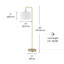 Lampe sur pied arquée 58 po Chattahoochee-323443793