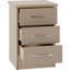 Cascio 3 Drawer Bedside Table-86239668