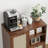 Anaiz Solid Wood Rectangle Accent Cabinet with Storage Drawer