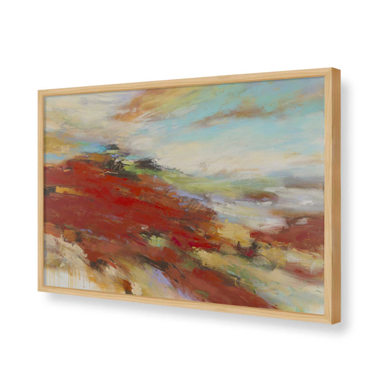 «Hope, Skip & Jump» par Janet Itsne, reproduction d'art, Tanné, Reproduction encadrée ouverte sans passe-partout