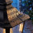 Matte Black Outdoor Wall Lantern Sconce with Clear Glass