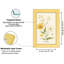 Picture Frame Yellow, Real Glass,Wall Mounted or Tabletop Display 2 Pack-129388352-129388354