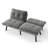 Grey Convertible Folding Modern sofa Bed