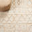 Karlena Natural Fiber Hand Loomed Jute/Cotton Southwestern Rug in Beige-1201503509