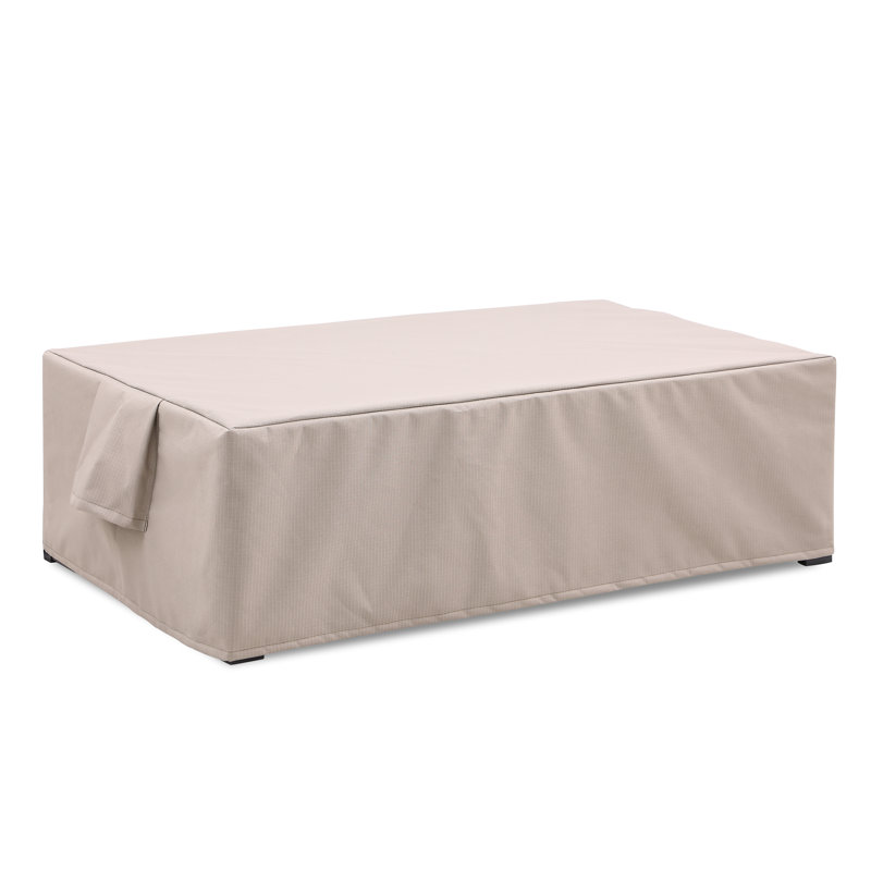 Pawni Teak Outdoor Coffee Table with Custom Cover