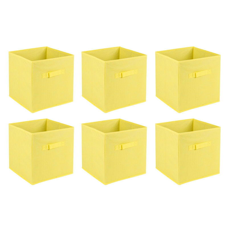 Rebrilliant Fabric Box, Yellow