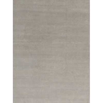 Tapis bleu clair noué à la main de haute qualité