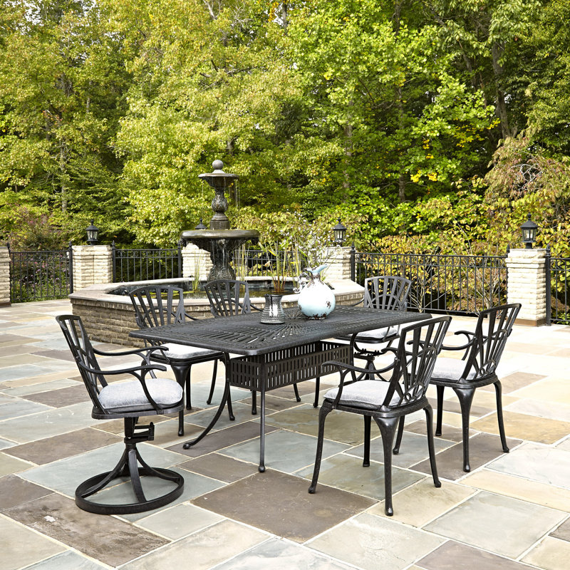 Frontenac Rectangular Outdoor Dining Table Yes , 72 " W 42 " D