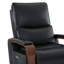 Fauteuil inclinable électrique pivotant en cuir véritable