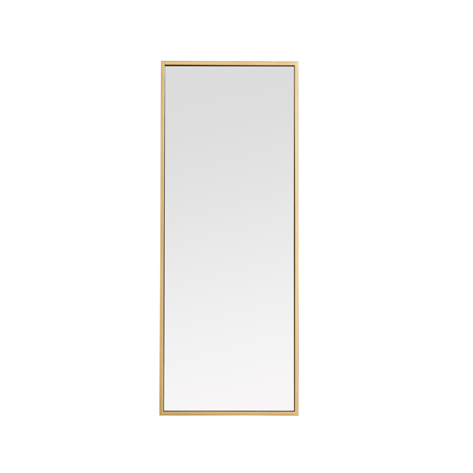 Sabine Accent Mirror, 36" x 14", Brass
