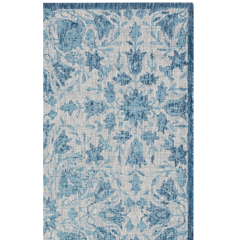 Tapis d'intérieur / extérieur à motif floral Puchta, Rectangle 8 pi x 11 pi