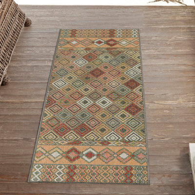 Jacquarius Moroccan Indoor / Outdoor Rug