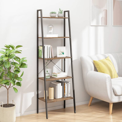 Fantasia Standing Shelf Storage Organiser Shelf Rack Ladder Shelf Bookshelf