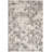 Florence-Graham Pp Viscose Cotton Weft + Warp Latex Floral Rug in Charcoal/Cream-33151304