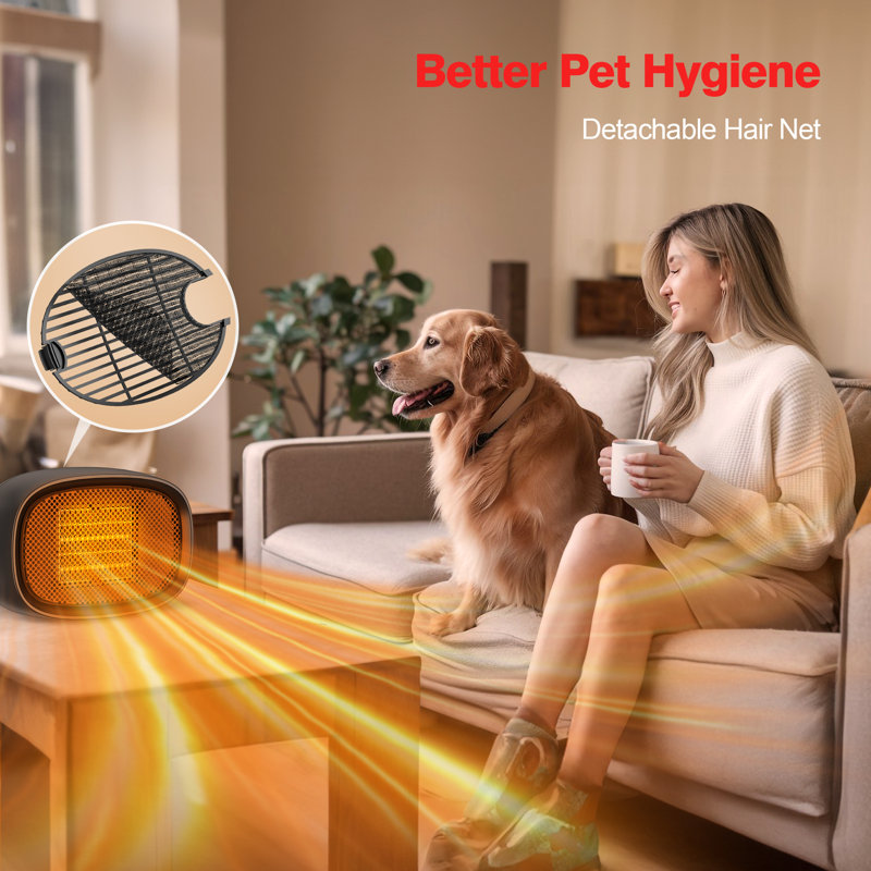 Chaufferette pour chien 600W avec cordon anti-morsure