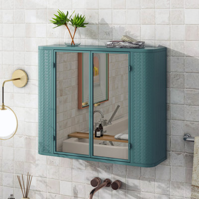 Modern Farmhouse Style Wall-Mounted Cabinet