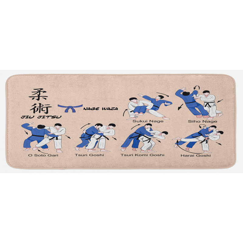 Tapis de cuisine de style jiu-jui