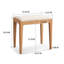 (Tabouret de maquillage gris lin avec coussin) Commode Commode de table 100% chêne massif table de bureau commode de table accessoires de commode compacte largeur de rangement 90 cm tiroir de rangement naturel bois naturel
