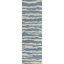 Tigre Abstract Area Rug in Ivory/Blue