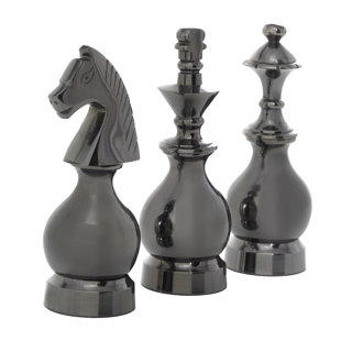  MegaChess Individual Chess Piece - Rook - 8.5 Inches Tall -  Black : Toys & Games