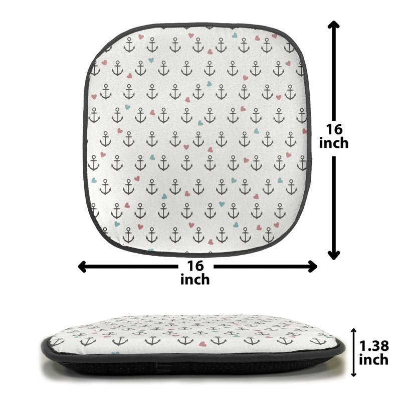 Outdoor 1.38'' Dining Chair Seat Cushion