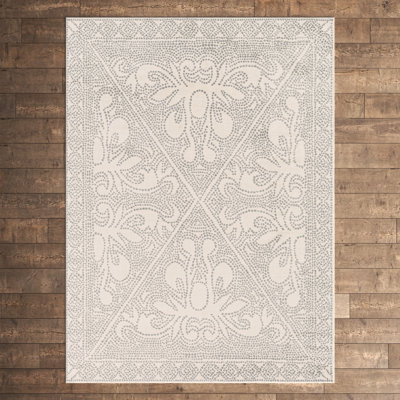 Ashelyn Katharine Oriental Beige Area Rug
