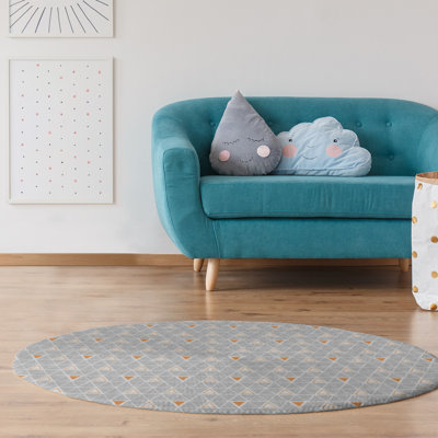 Chenille Geometric Indoor Rug
