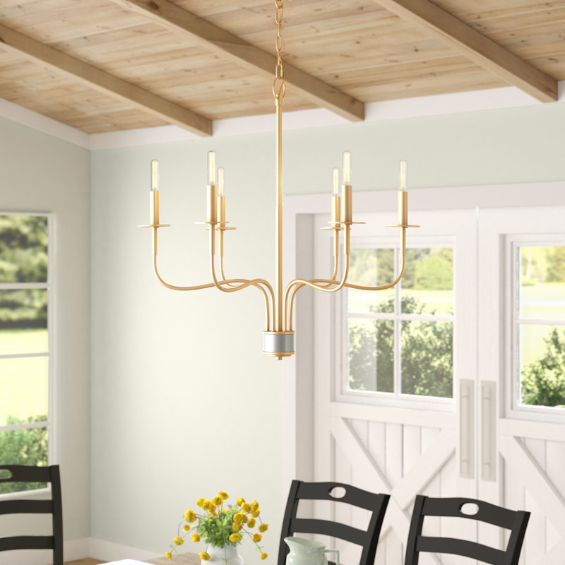 Silwell 6 - Light Dimmable Classic / Traditional Chandelier